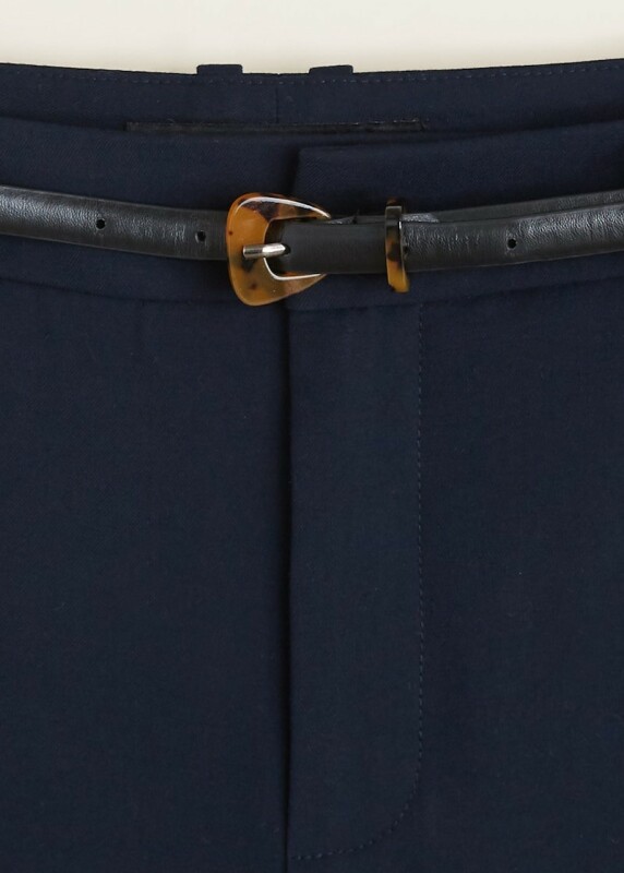 Pantalon droit avec ceinture