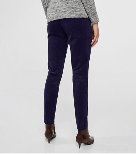 Pantalon coupe slim Velours