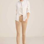 Pantalón Slim Cropped Color