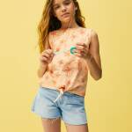 T-shirt sans manches imprimé