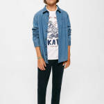 Chemise en jean garçon