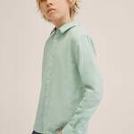 Chemise coton et lin