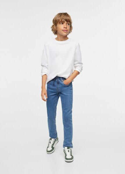 Jean taille élastique cordon