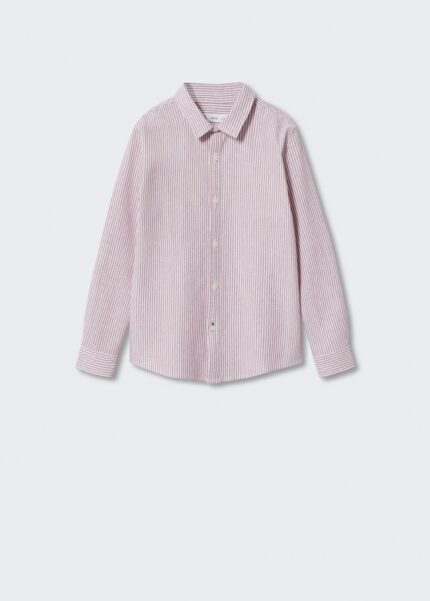 Chemise habillée coton rayures