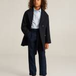 Pantalon à carreaux avec ceinture