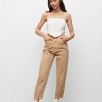 Jean paperbag crop .Collection Teen.