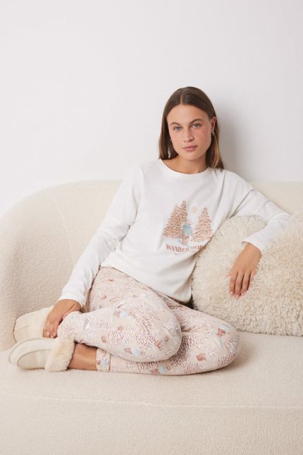 Pyjama long 100% coton