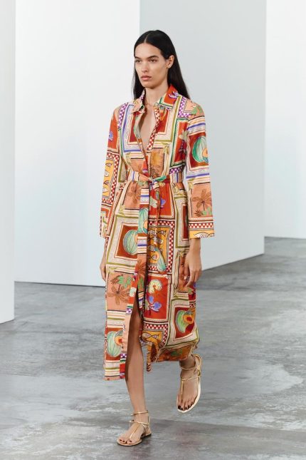 ROBE CHEMISE IMPRIMÉE