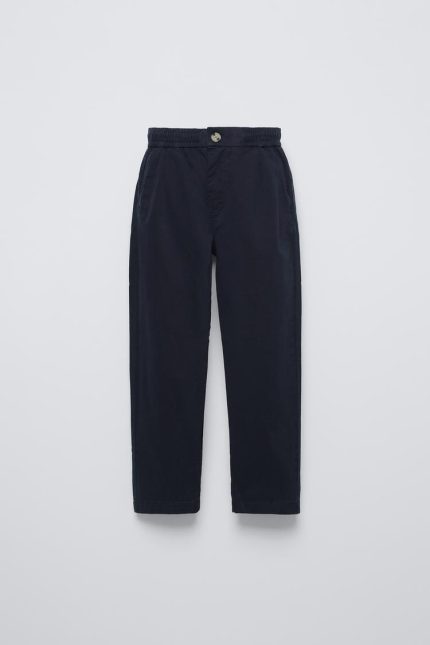 PANTALON TAPERED À PINCES