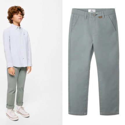 Pantalon chino slim en tissu stretch