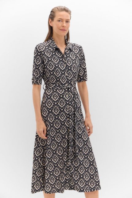 Robe polo en maille piquée