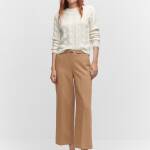 Pantalón Jupe-culotte ceinture