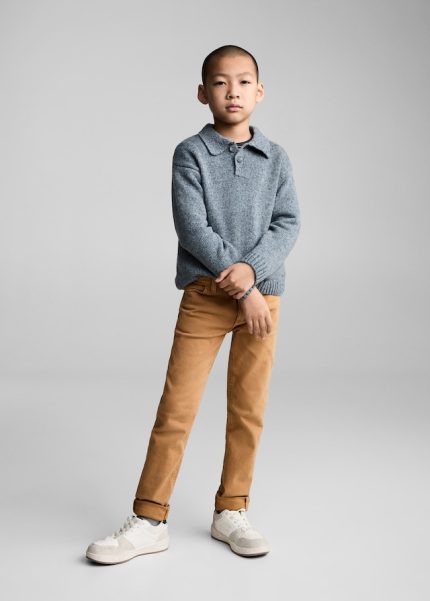 Pantalon droit coton