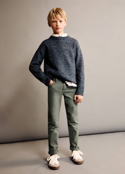 Pantalon droit coton