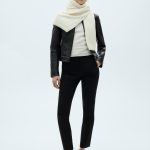 Pantalon skinny crop Noir