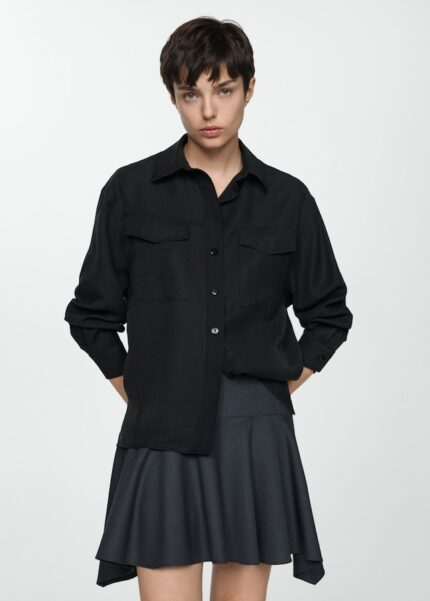 Chemise modal poches