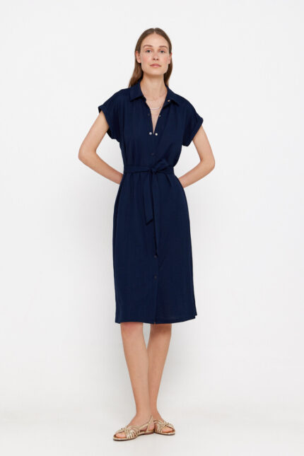 Robe polo en piqué