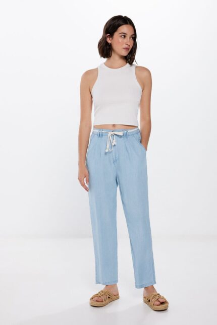Pantalon chino en Tencel