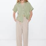 Pantalon chino en lin