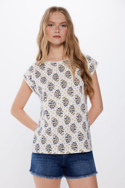 T-shirt en dentelle avec petites boules