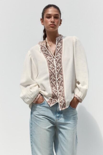 CHEMISE BRODÉE
