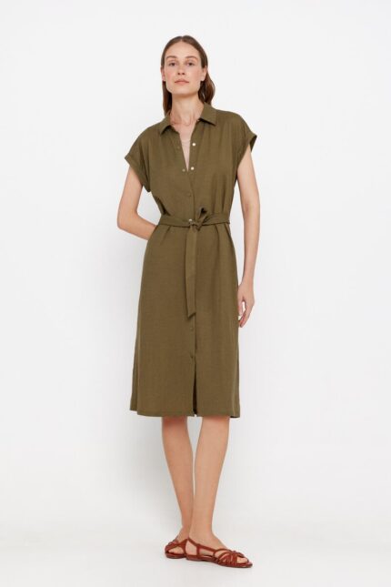Robe polo en piqué