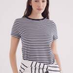 T-shirt marin rayé