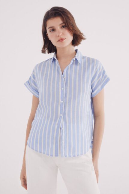 Chemise Oxford légère à manches courtes