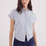 Chemise Oxford légère à manches courtes