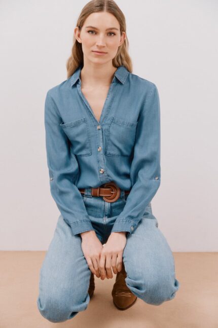 Chemise en jean Tencel