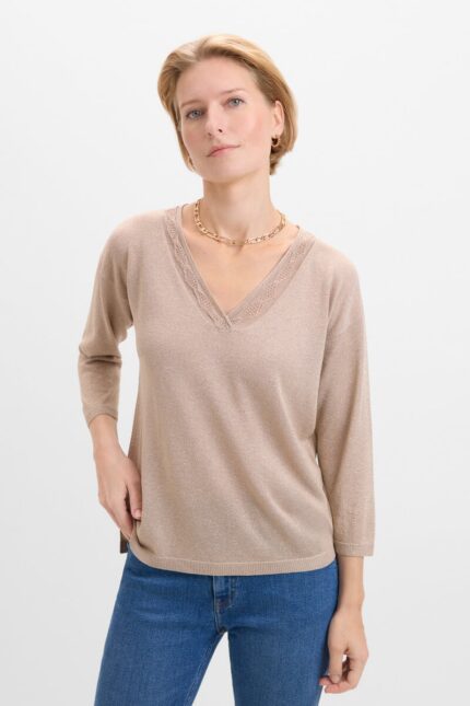 Pull fin en lurex