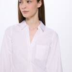 Chemise Oxford à col en V