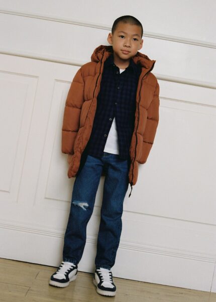 Anorak long matelassé