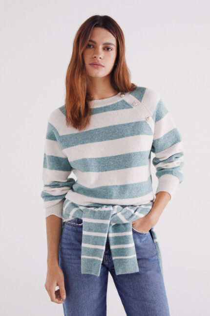 Pull rayé