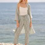 pantalon fluide imprimé