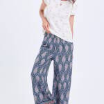 pantalon fluide imprimé