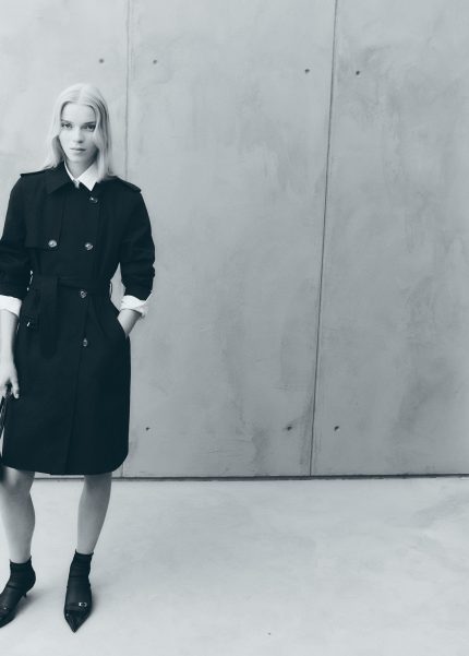 Trench classique Mango Noir