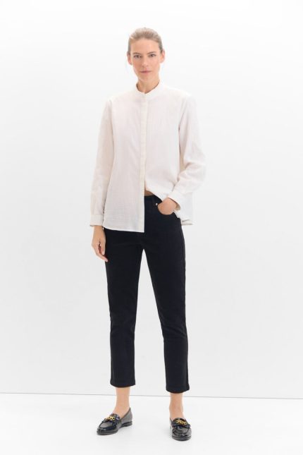 Pantalon sensationnel en velours Noir