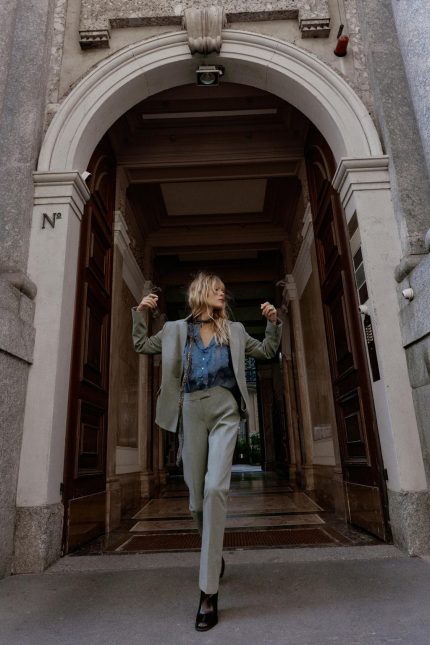 PANTALON FLARE TAILLE