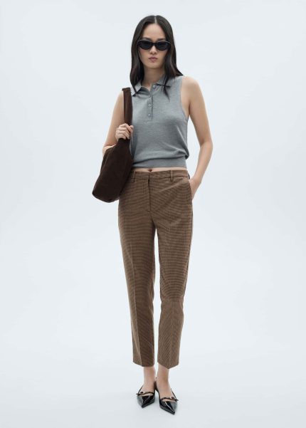 Pantalon  taille normale Grenat