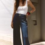 PANTALON SERGE NERVURE CEINTURE