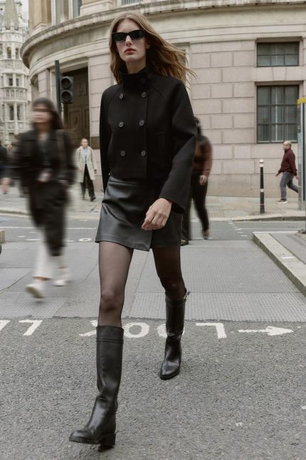 VESTE COURTE CROISÉE