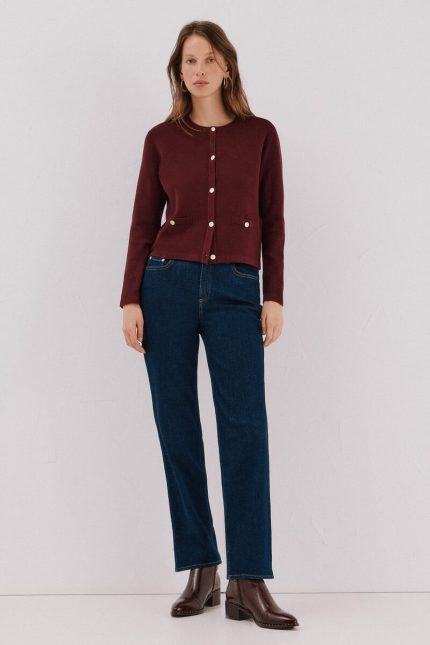 veste en maille basique