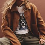 veste en daim avec poches