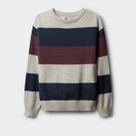 Pull rayé basique pour garçons