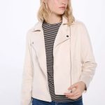 Veste motard effet suède