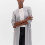 veste longue en lurex