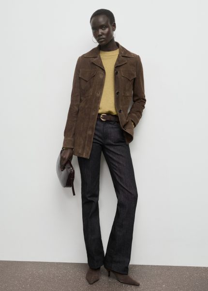 Jean flare taille mi-haute