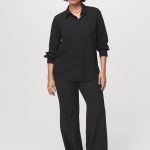 Chemise fluide manches longues