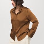 Chemise fluide satinée
